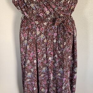 SHEIN Curve Floral Print Dress